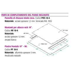 Montanti per Attacco 19--9U